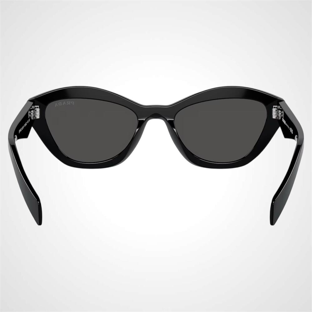 New PRADA Sunglasses Black Butterfly Cat Eye Logo Symbole Logo New - Picture 2 of 6